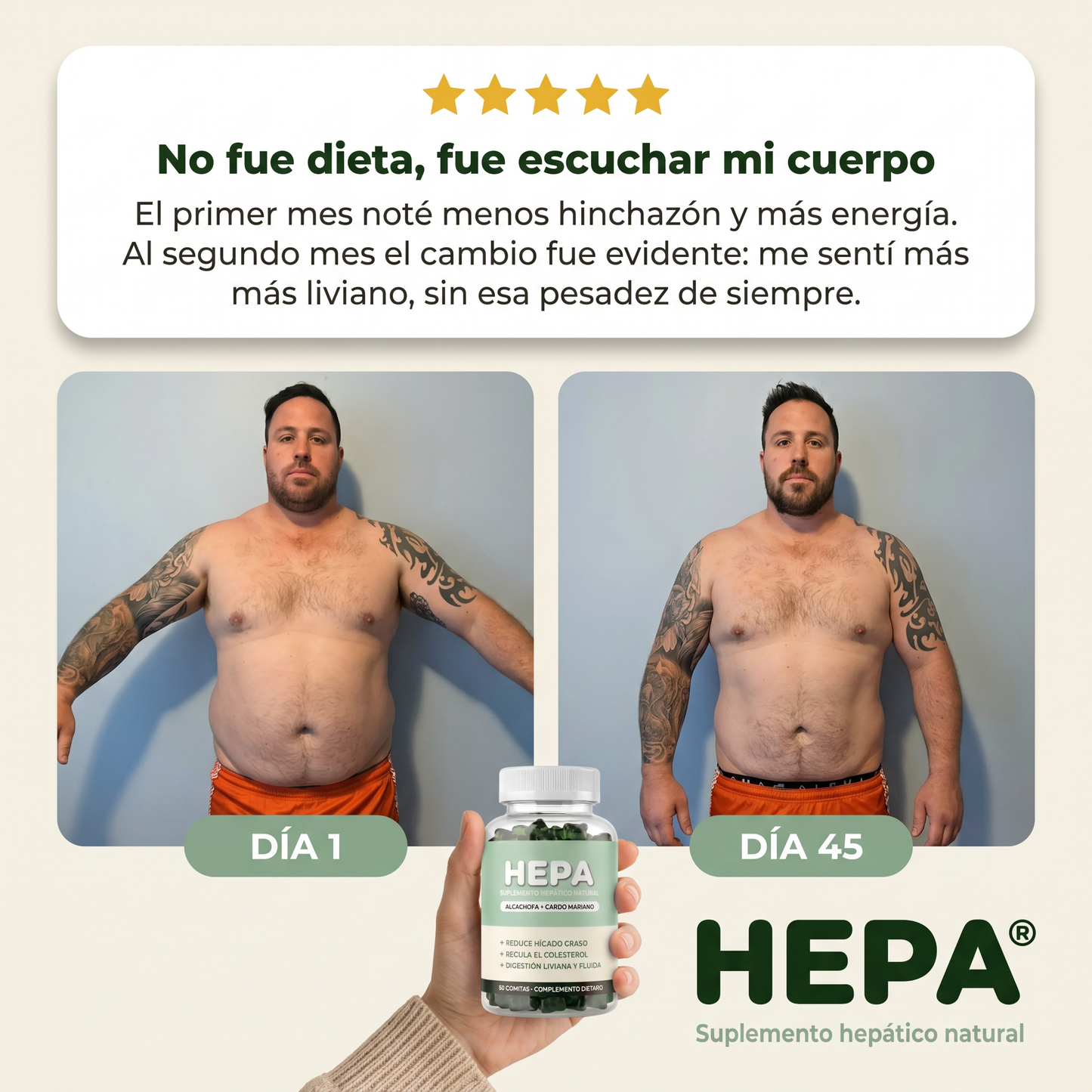 Gomitas naturales para desinflamar el abdomen, mejorar la digestión, regular el colesterol y recuperar la energía